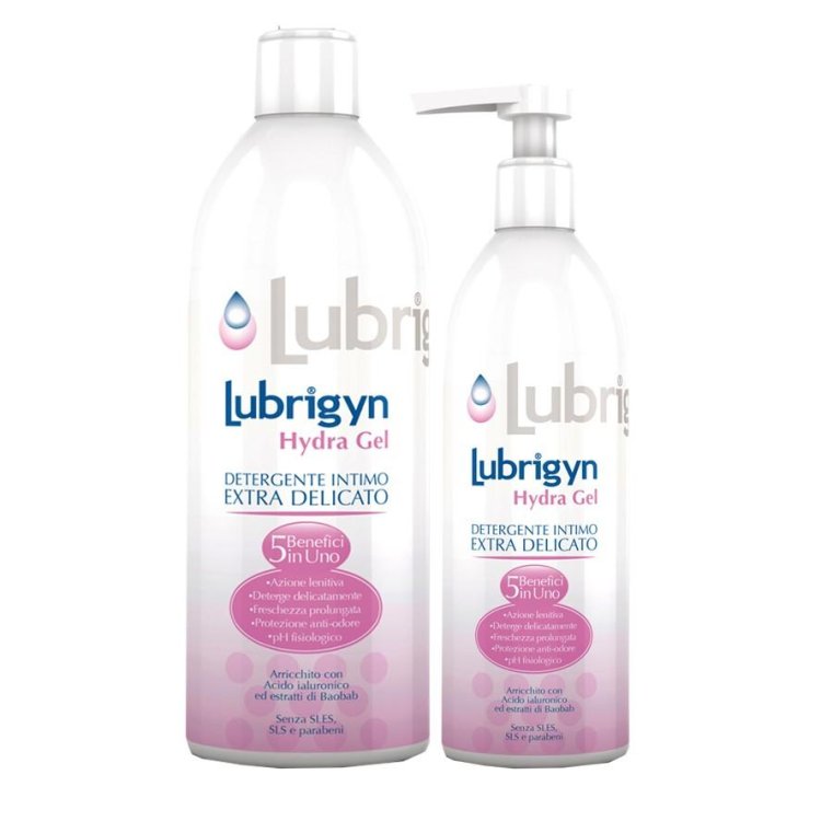 Lubrigyn Hydra Gel Duo Pack Detergente Intimo Extra Delicato 400 ml + 200 ml omaggio